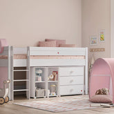 Cilek Montes White Medium Tall Bed